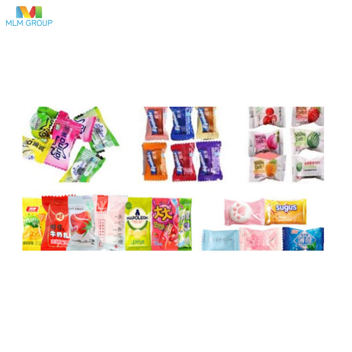 Línea de apilado y envasado automático