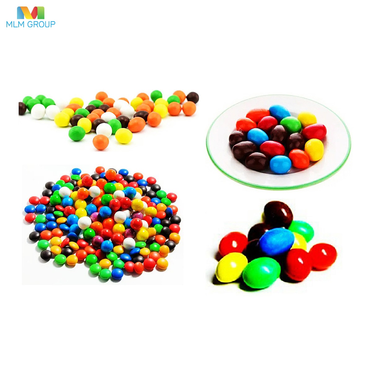 Línea de producción de granos de chocolate