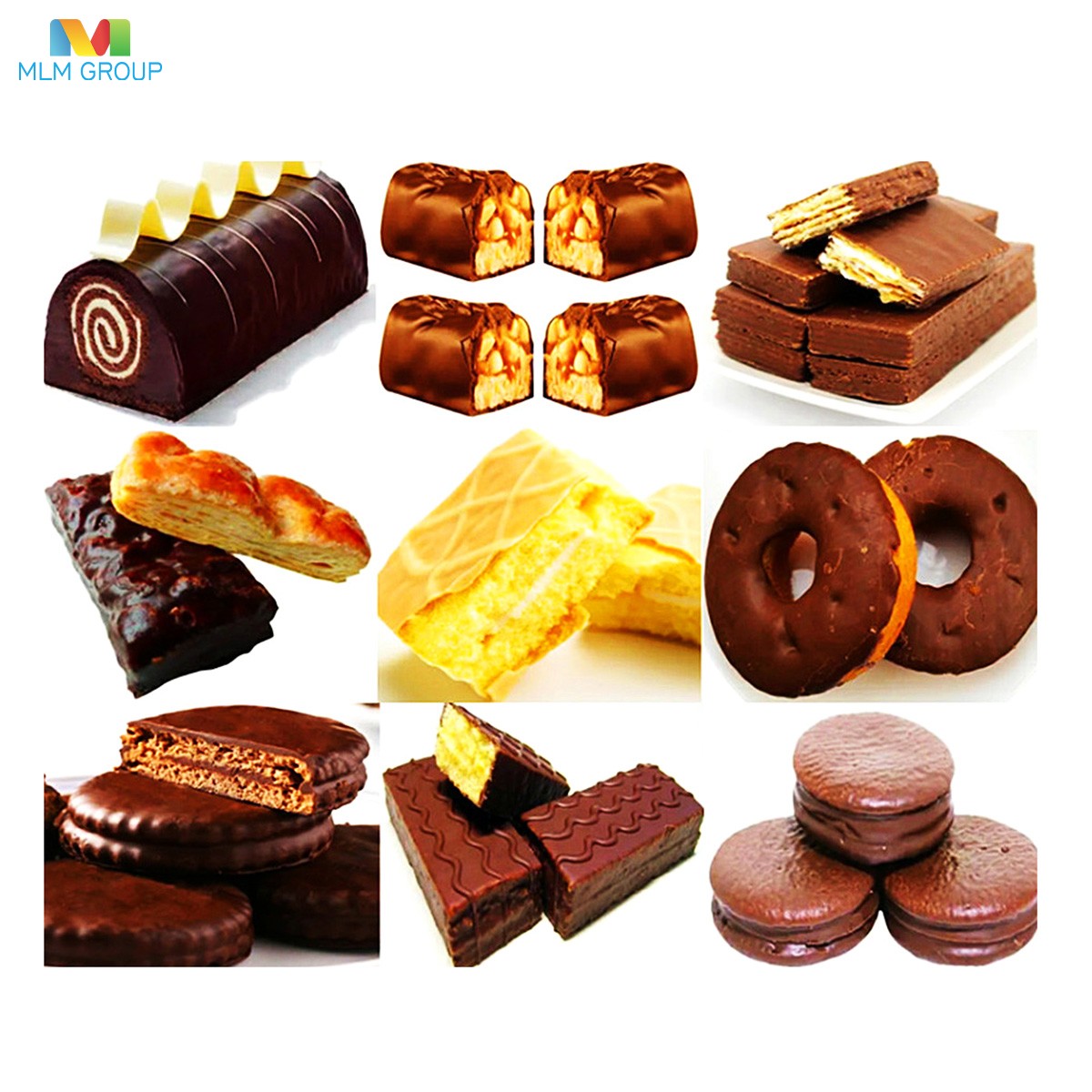 Línea de producción de recubrimiento de chocolate