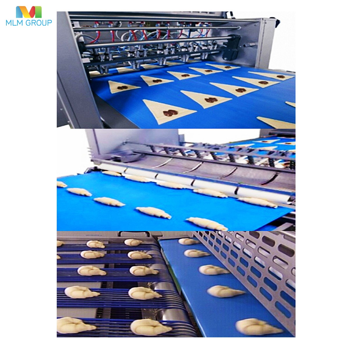 Línea de producción de croissants