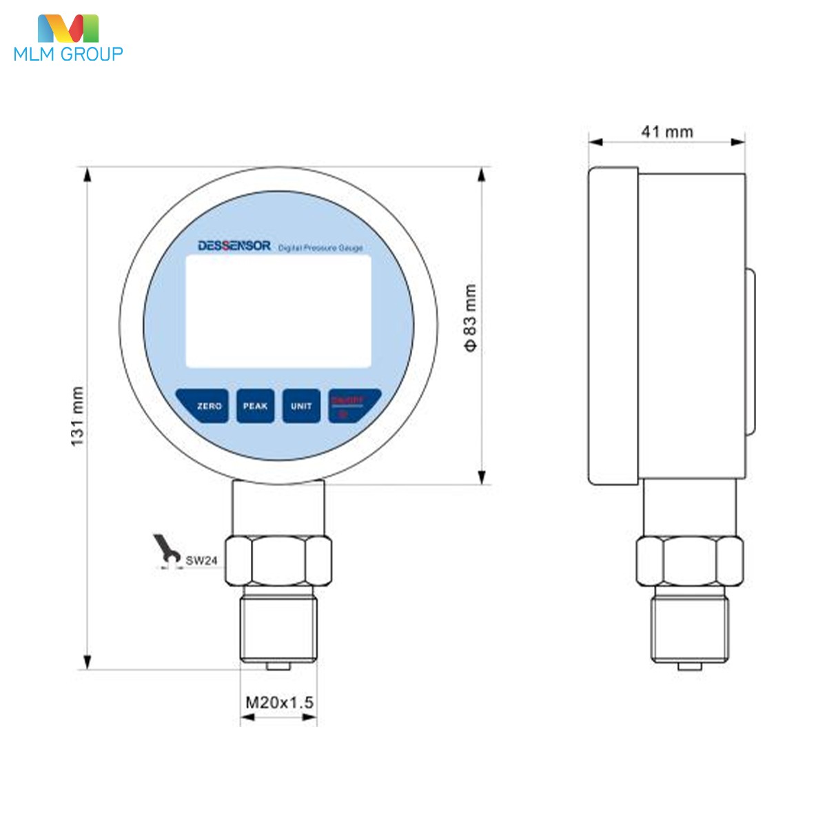 Manómetro digital DR3710