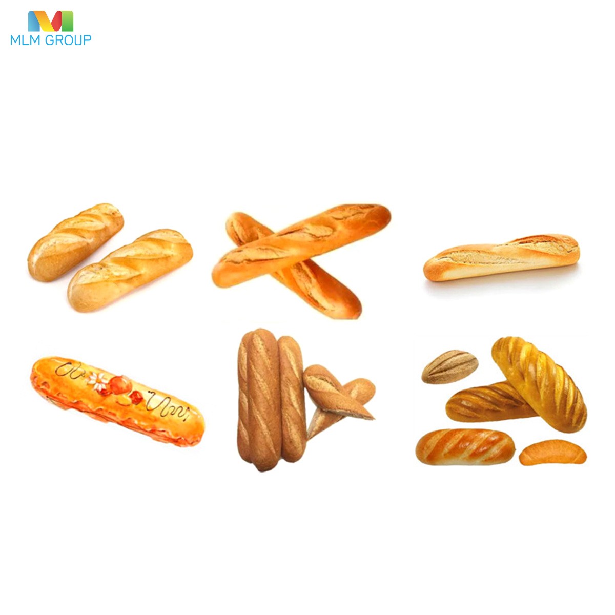 Línea de producción de baguettes francesas