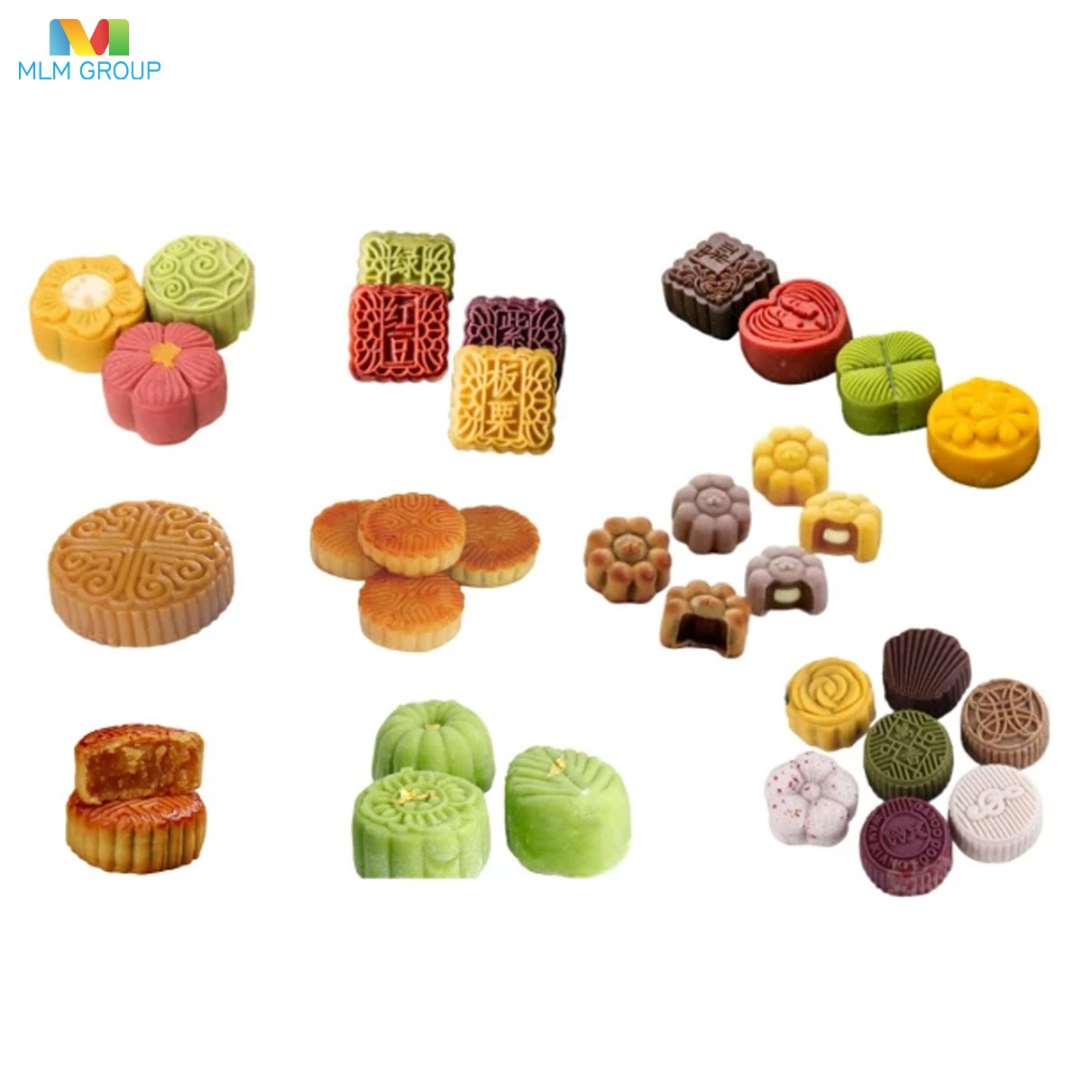 Línea de producción de pasteles de luna