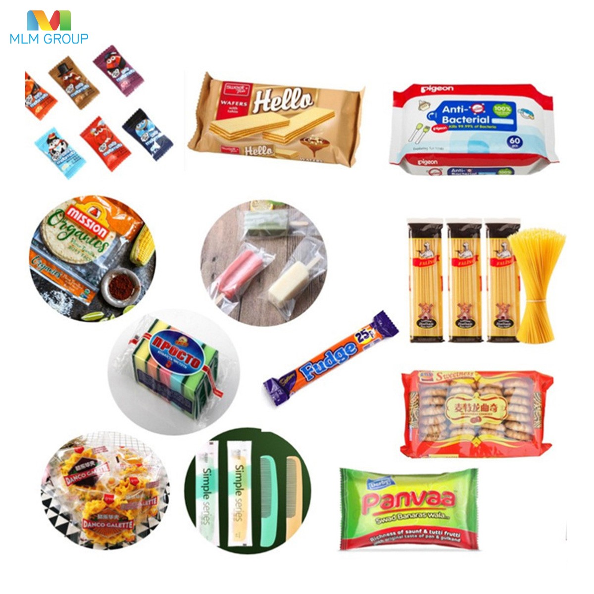 Máquina envasadora de almohadas