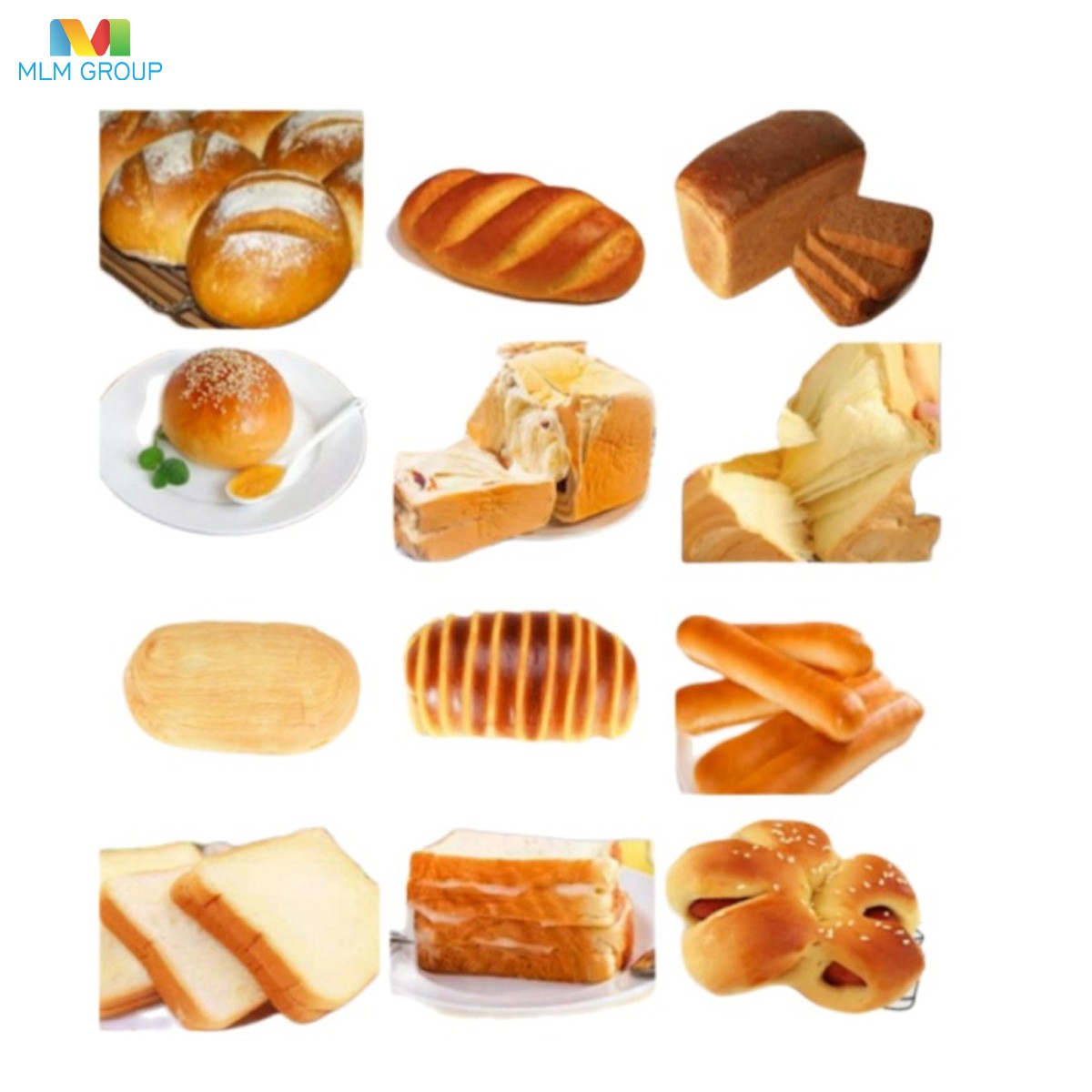 Línea de producción de pan tostado